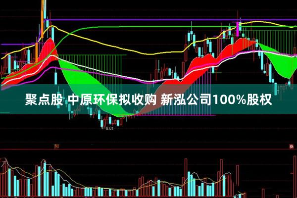 聚点股 中原环保拟收购 新泓公司100%股权